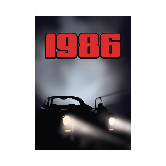 1986 sports car poster by nickemporium1