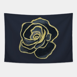 Black Velvet Rose Tapestry