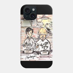 The Karate Kid Mr. Miyagi and Daniel LaRusso bonsai tree scene Phone Case