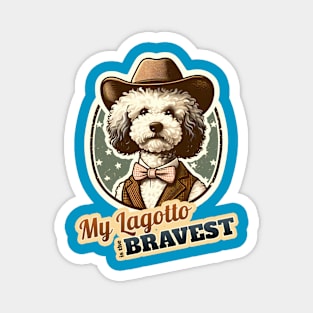 Lagotto Cowboy Magnet