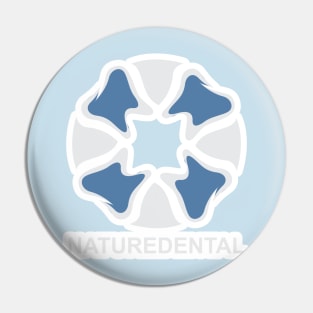 Tooth Flower circle pattern for Dental logo design. Dental care logo design. Pin