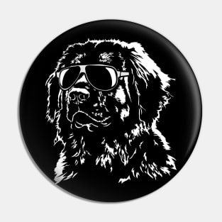 Funny Proud Leonberger sunglasses cool dog Pin