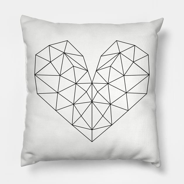 Crystal heart. Pillow by senkova