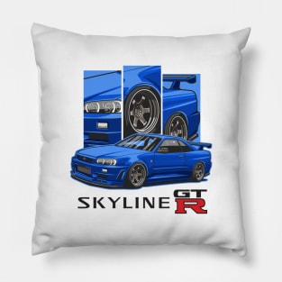 The Legendary Nissan Skyline GTR R34 Pillow