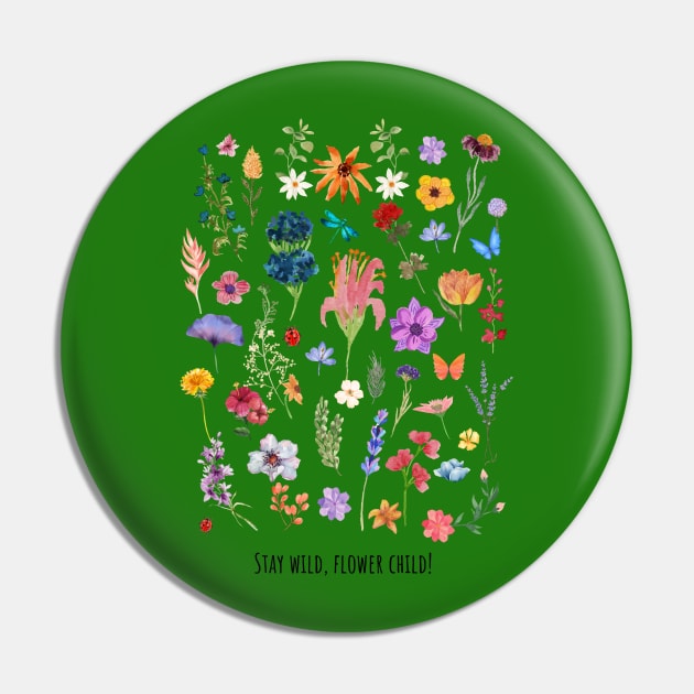 Wildflowers Pin by Art ucef