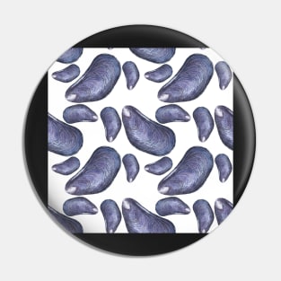 Blue mussels Pin