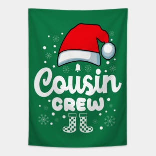 Christmas Family Cousin Santa Hat Tapestry