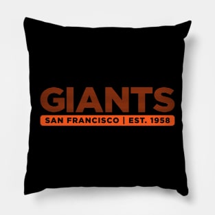 Giants #2 Pillow