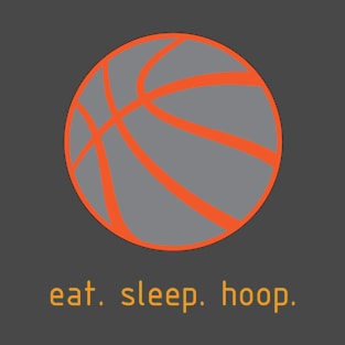 Eat Sleep Hoop Basketball Design 5 T-Shirt