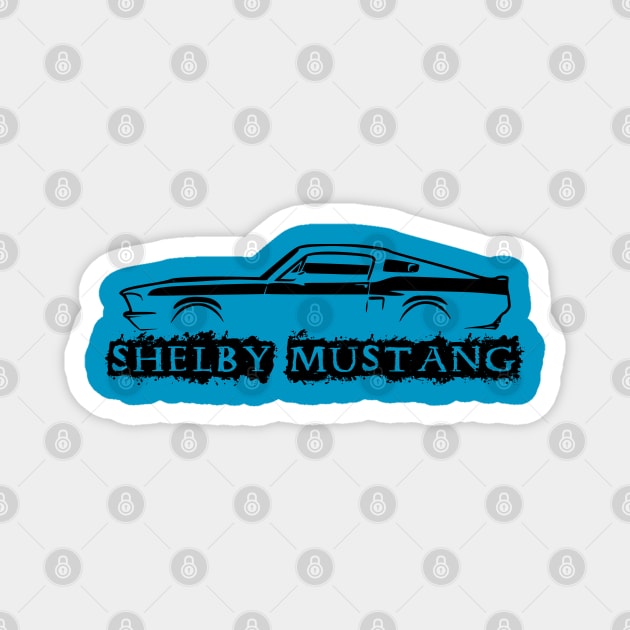 Shelby Mustang Magnet by Lifeline/BoneheadZ Apparel