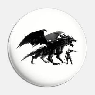 Rajic and his black dragon Raat (from the Dragon Slayer Chronicles) Pin