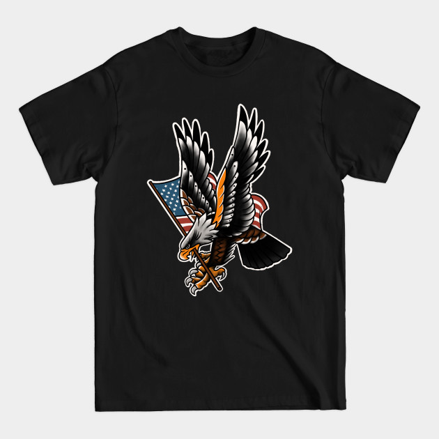 Disover American flag eagle - American Flag - T-Shirt