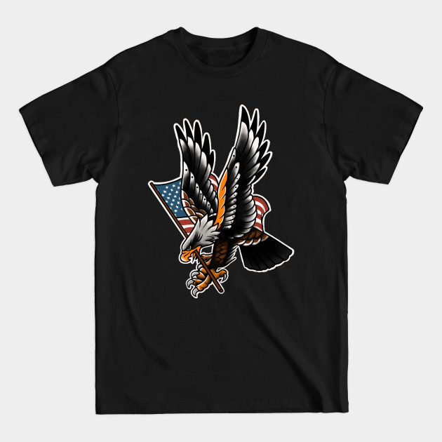 Discover American flag eagle - American Flag - T-Shirt