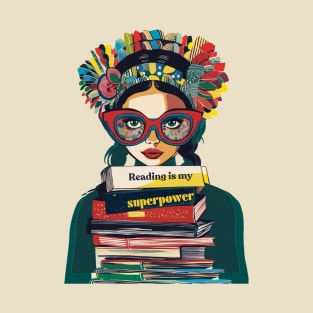 Reading is my Superpower! T-Shirt