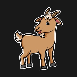 Goat Cartoon T-Shirt