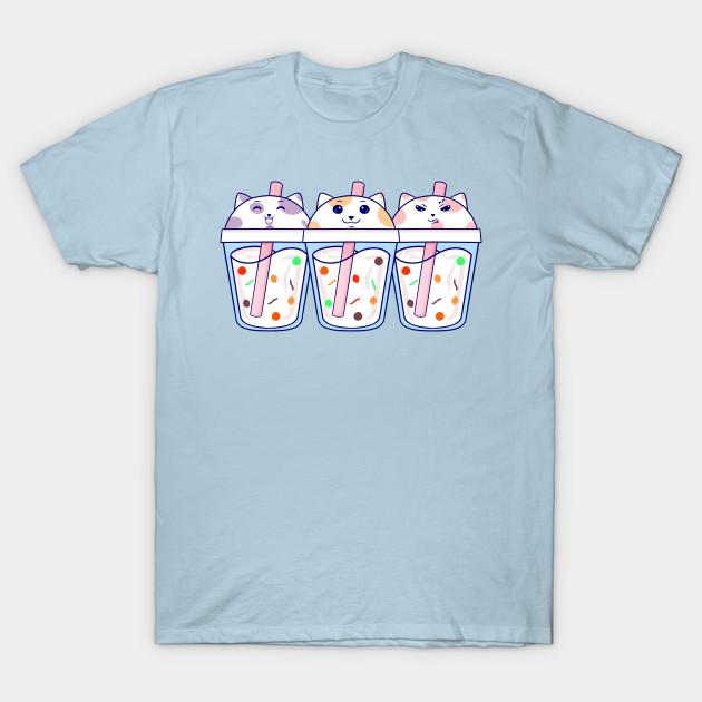 Disover Cute Milk Cat - Milk Carton - T-Shirt