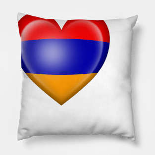 Armenian Heart Flag Pillow