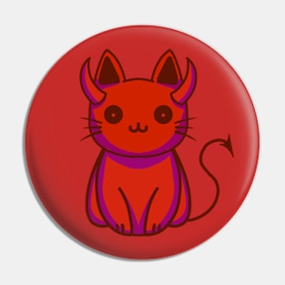 Demon kitty Pin