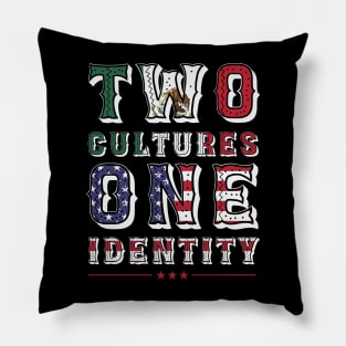 Two Cultures One Identity Pillow