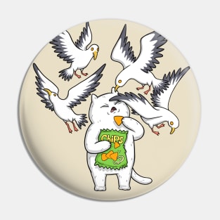 chips and seagulls Pin