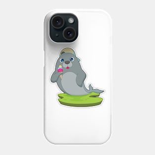 Seal Ice cream cone Phone Case