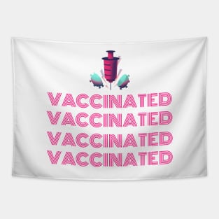 Vaccinated x 4 Tapestry