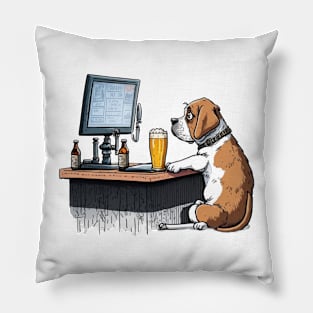 Bar Hound Pillow