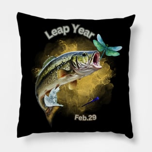 Fishing Lovers Leap Year Pillow