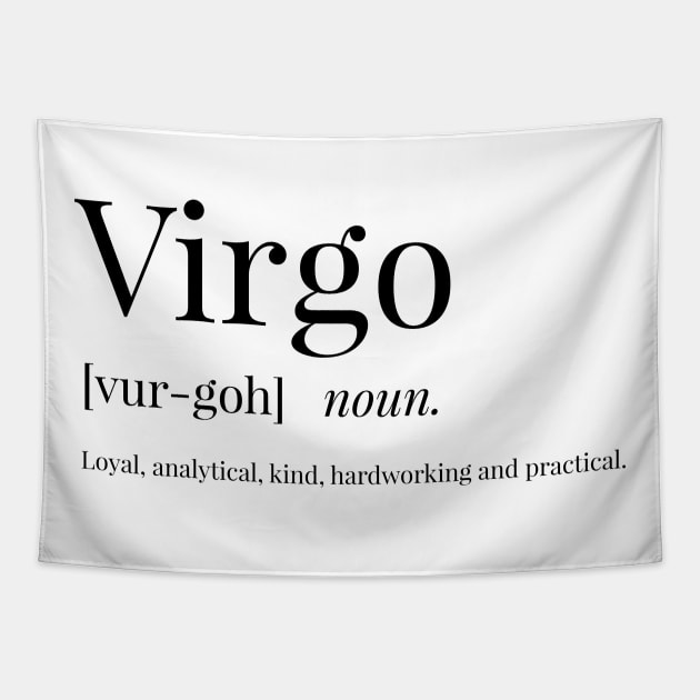 Virgo Definition Virgo Tapestry TeePublic