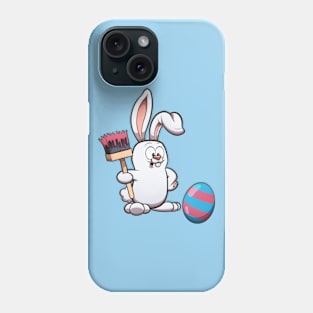 Cute Easter Bunny Painted An Easter Egg Phone Case