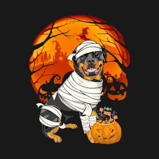 Rottweiler mummy pumpkin T-Shirt