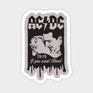 AC-DC If you want Blood Tour 78-79 Magnet