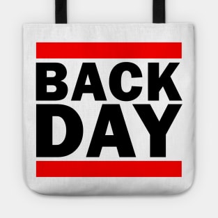 Back Day Gym Parody Shirt (For Light Colors) Tote