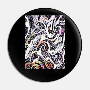 Spiral Galaxy Drawing Black Hearts Fantasy Pin