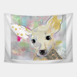 Chihuahua Collage Tapestry