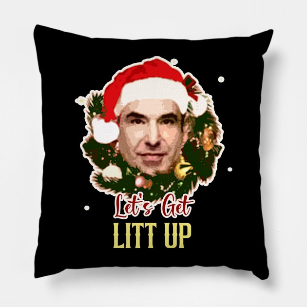 Let's Get Litt Up Funny Pillow by McKenna Guitar Sales