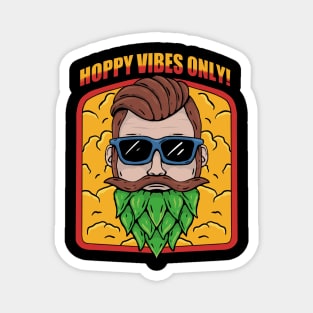 Brewing t-shirt - Hoppy vibes man Magnet