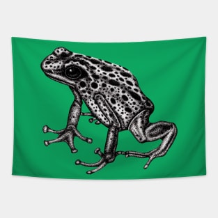 Blue poison dart frog Tapestry