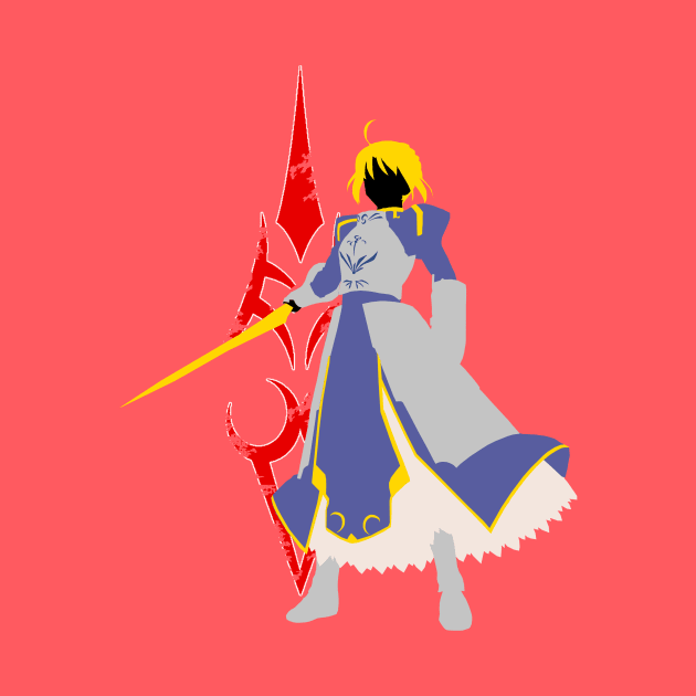 Saber Silhouette by A_Buddy89