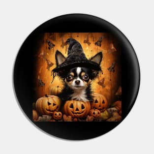 Chihuahua Halloween Pin