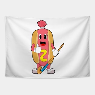 Hotdog Hockey Hockey stick Tapestry