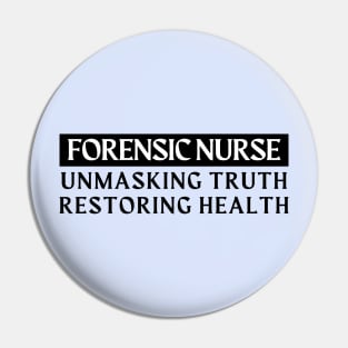 Forensic Nurse Pin