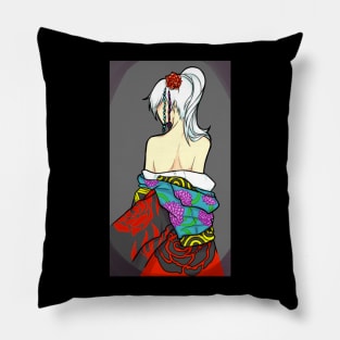 Kimono Weiss Pillow