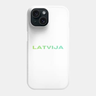 Green ombre latvija latviski - Latvia Phone Case