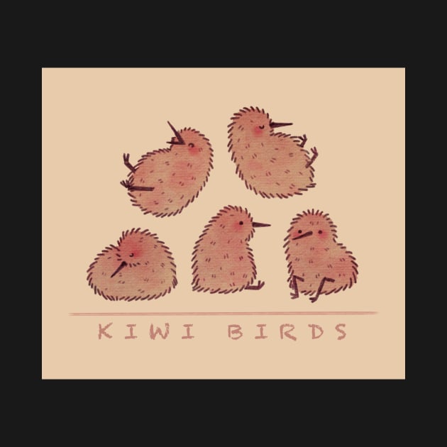 Cute Kiwi Birds by Bumcchi