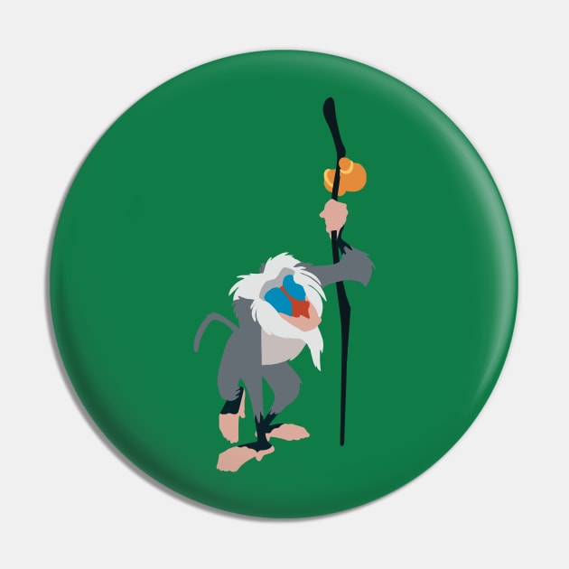 Wise Monkey Pin by beefy-lamby