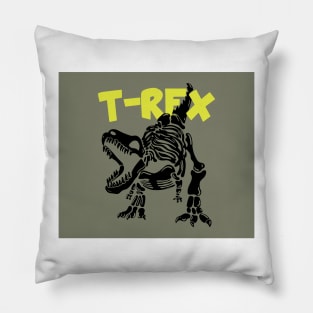 Cool trex skeleton Pillow