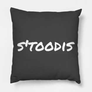 S'toodis Wht Pillow