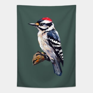 Woodpecker Backyard Birds Birders Birdwatchers Tapestry