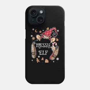 Cute Messy Elf Costume Christmas Gnome Phone Case